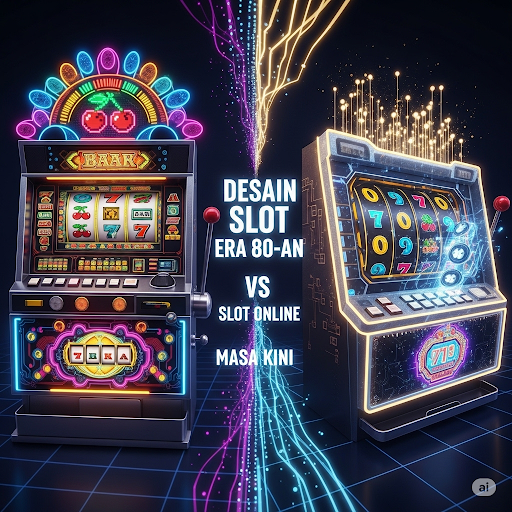 Desain Slot Era 80-an vs Slot Online Masa Kini